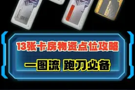 监狱13张钥匙卡物资位置介绍 #三角洲破壁新赛季上线 #三角洲行动