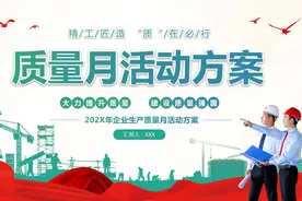 质量月活动方案活动策划PPT模板
获取地址：WWW.MikePPT.COM
#PPT视频封面