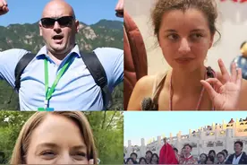 2024“China Travel”爆火出圈，#回顾外国游客被中国游圈粉瞬间 。#老外游中国视频在TikTok爆火 #chinatravel #外国人在中国视频封面