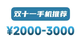 今年双11，2000-3000，有哪些值得选的手机？#手机推荐 #双十一 #数码科技 #手机视频封面