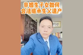 #法律咨询  @北京至普律师事务所 非婚生子女如何合法继承生父遗产#非婚生子女 #法定继承  #血缘认定 #权益保障视频封面