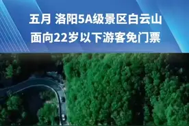 五月，洛阳5A级景区白云山，面向22岁以下游客免门票！#景区 #河南dou知道