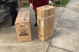 #我的日常生活 #空调安装 安装一台奥克斯空调。