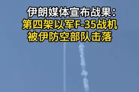 伊朗媒体宣布战果：第四架以军F-35战机被伊防空部队击落 #伊朗 #以色列视频封面