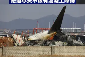 【英国专家谈韩国客机事故：跑道尽头不该有混凝土障碍】近日，韩国客机坠毁造成179人遇难。英国航空安全专家指出，跑道尽头本不该出现这种混凝土设施。视频封面