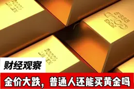 黄金为何突然大跌，普通人现在还能投资吗？ 金价的涨跌跟黄金本身的供求关系不大，主要看美元怎么折腾#经济学知识看世界 #掘金计划2025 #黄金视频封面
