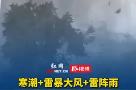 寒潮+雷暴大风+雷阵雨，湖南明日起大变天，最高降温幅度20℃以上。视频封面
