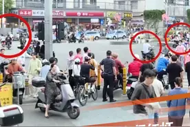 在深圳地铁4号线龙华站出入口附近的一个十字路口，记者粗略统计，3分钟，仅电动车闯红灯这一项违法行为，就超过了50例。#深圳  #龙华  #电动车闯红灯  #违法行为 #深圳dou知道 @抖音短视频 @DOU+小助手视频封面