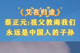 《艾在归途》蔡正元:祖父教诲我们，永远是中国人的子孙#海峡新干线视频封面