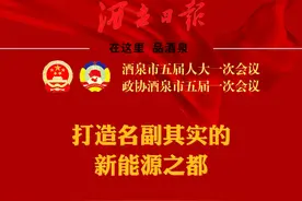 酒泉市代市长唐培宏作政府工作报告（五）#酒泉 #两会 视频封面