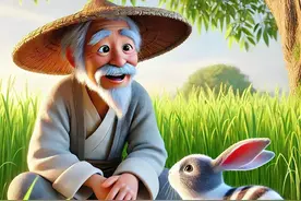 寓言故事《守株待兔》3到6岁儿童睡前故事，有声绘本 这个故事告诉小朋友们，生活中不要总想着依赖运气或等待别人的帮助。好运不是常常会降临的，更不可能成为我们生活的依靠。只有通过勤奋的劳动和持之以恒的努力，我们才能真正实现自己的目标，获得成功和快乐。与其等待不确定的机会，不如脚踏实地、用心去做每一件事情。无论是学习、工作还是生活，成功的秘诀就在于坚持不懈的努力，而不是侥幸或偷懒。#儿童故事 #启蒙早教 #儿童动画 #寓言故事 #益智动画视频封面
