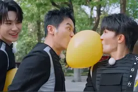 #奔跑吧  李晨周深眼里只有对气球的拯救