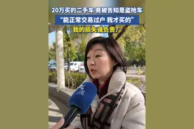 20万买的二手车，竟被告知是盗抢车！我的损失谁负责？#二手车 （记者：吴钰泽 黄雪倩 编辑：何知婷）上集#湖北dou知道视频封面