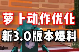 《动作优化》三个很少人知道的细节？最后附带更新3.0爆料！ #我的世界 #烦人的村民 #动作优化
