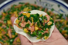 春天一定要多给孩子吃这个三鲜馅的饺子，鲜香味美，营养丰富，我家孩子就特别喜欢#饺子 #磷虾 #饺子馅 #真材实料才能做出好味道视频封面