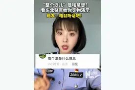 “整个浪儿”是啥意思？看东北警官给你实物演示，戴头盔和不戴头盔，差别很明显！网友：咱就听话吧！#东北警察  #安全出行