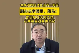 副市长李润军，落马！ #山西 #朔州 #李润军 #大同视频封面