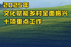 2025年文化赋能乡村全面振兴十项重点工作 #乡村振兴#政策#三农#农业强国#服务三农支持三农视频封面