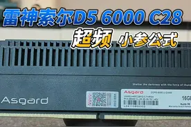 【超频】阿斯加特雷神索尔D5 6000 C28介绍及超频视频封面