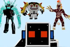 我的世界骇客生存123：获得X超人的套装，进化错误英雄！