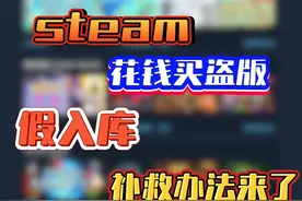 花钱买盗版赔了夫人又折兵，steam假入库补救办法来了！！！视频封面