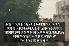 #西安的雨要来了 ！预计今天夜间至明天上午，全市有小到中雨，局地伴有雷雨大风和短时强降水。#陕西dou知道视频封面