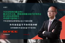 汽车经销商运营管理必会指标讲解——销售盈亏平衡天数视频封面