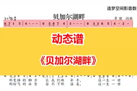 《贝加尔湖畔》动态简谱 #电吹管伴奏  #萨克斯伴奏 #吉他伴奏视频封面