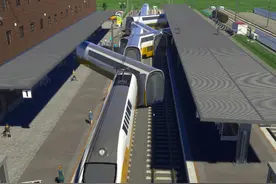 #都市天际线 #steam游戏#城市天际线2 这火车变异了吧视频封面