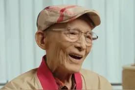 游本昌宣誓入党，佩戴党员徽章一度哽咽。回应“92岁为何还入党”：曾觉得自己“差得很远”。#游本昌视频封面