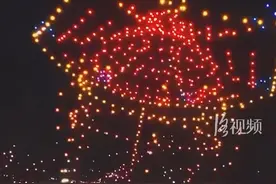 第42届中国洛阳牡丹文化节开幕，无人机表演点亮夜空#第42届中国洛阳牡丹文化节盛大开幕 #来呀四月的洛阳包美的 #花YOUNG洛阳城 #洛阳喊你来看花视频封面