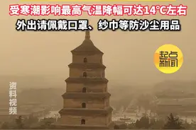 西安今天沙尘天气持续，预计3月28日沙尘逐渐沉降减弱#陕西dou知道 #天气视频封面