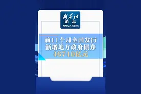 新华社消息｜前11个月全国发行新增地方政府债券46740亿元视频封面
