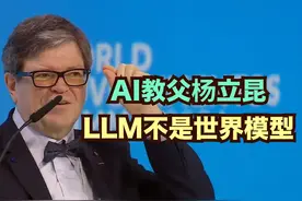 AI教父杨立昆：LLM不是世界模型，AGI不依赖GPU和数据视频封面