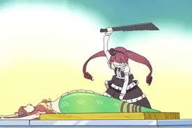 菜花蛇居然被百合铃切片做成了蛇肉火锅 #邪神与厨二病少女视频封面