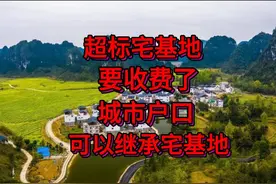 超标宅基地要收费了！ 宅基地要收费，城市居民继承房屋视频封面