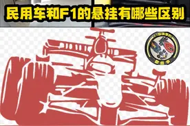 民用车和F1的悬挂有哪些区别 #F1 #方程式赛车 #悬挂系统 #民用车视频封面