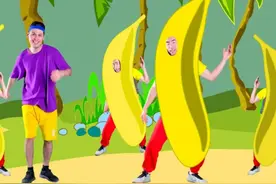 最新热门《大香蕉》幼儿舞蹈 #儿童益智动画片 #节奏感