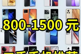 800-1500元二手手机超全大推荐！性价比超高全面解说！ #手机推荐视频封面