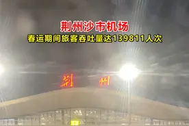 荆州沙市机场2025春运期间旅客吞吐量达139811人次！ 视频封面