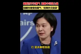 幽默而不失霸气，温柔中尽显力量。一起#回顾华春莹的霸气经典外交语录  ！#华春莹任外交部副部长