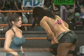 WWE女子格斗 #WWE #女子格斗 #恶搞游戏 #女子摔跤 #防身术视频封面