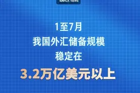 新华社消息｜1至7月我国外汇储备规模稳定在3.2万亿美元以上视频封面