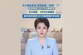 5月20日报道，朱元璋的老家 凤阳鼓楼“坍塌”了！去年刚花341万元维修完，官方通报：1995年重建的，却对去年耗资341万的修缮只字未提。#招标 #震惊 #凤阳视频封面