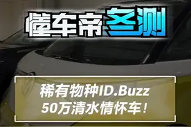 稀有物种ID.Buzz 50万清水情怀车！#冬测 #2023懂车帝冬测视频封面