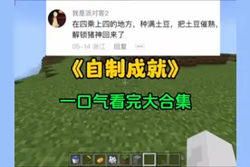我的世界：一口气看完自制成就合集！#我的世界视频封面
