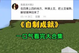 我的世界：一口气看完自制成就合集！#我的世界视频封面