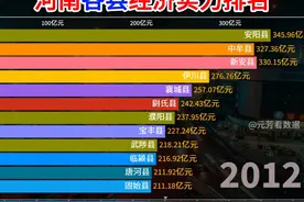 河南各县经济实力历年排名 跌宕起伏 #gdp #数据可视化 #排名视频封面