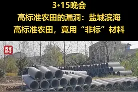 3·15晚会丨高标准农田的漏洞：盐城滨海高标准农田，竟用“非标”材料#315晚会曝光视频封面