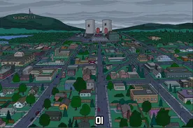 遇到自然灾害一定要躲起来，千万不要去挑战大自然 #辛普森一家